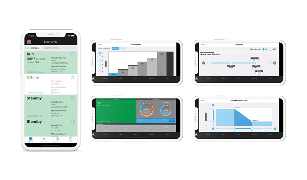 Lochinvar puts its product data in the field